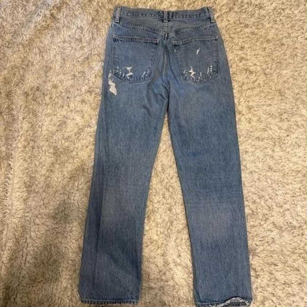 AGOLDE 90s Loose Straight Leg Jeans Fallout Wash Size 25 - Picture 8 of 8